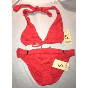 Super Soft Sauipe Tangerine Nina Bikini NWT - Medium